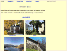 Tablet Screenshot of immobilien-tessin.com